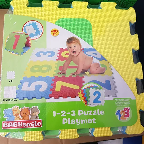 Playmat «1-2-3 PUZZLE PLAYMAT» (Baby Smile)