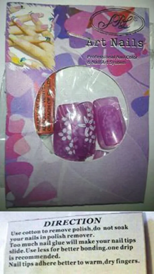 Unghie false &amp; #13; &amp; #13; «1. – 5.: Art Nails Professional Nail Color &amp; Nail Art System» — foto 1 dell'alert A12/1301/12