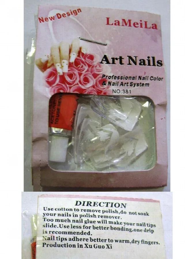 Unghie false &amp; #13; &amp; #13; «1. – 5.: Art Nails Professional Nail Color &amp; Nail Art System» — foto 2 dell'alert A12/1301/12