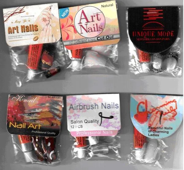 Chiodi falsi «1. Art Nails, 2. Art Nails, 3. Unique Mode, 4. Nail Art, 5. Airbrush Nails, 6. Charming …» — foto 1 dell'alert A12/1084/15
