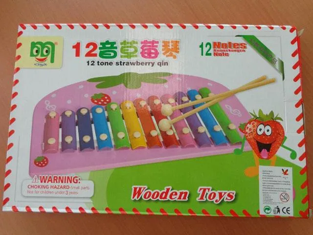 Giocattoli xylophone «1. Automobile knocks xylophone2. 12 tone strawberry qin» — foto 3 dell'alert A12/0553/13