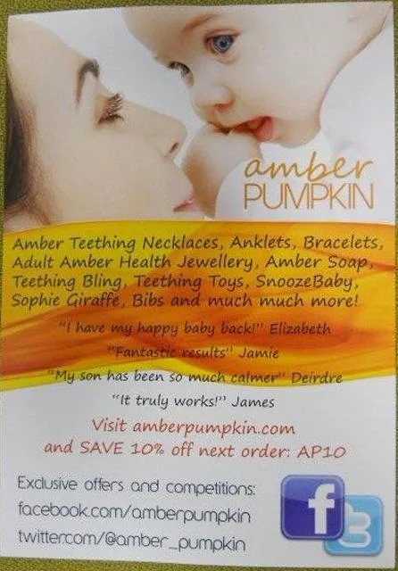 Collana di dentizione ambrata &amp; #13; &amp; #13; «1. Baroque Clasp Anklet - 2. Baroque Multi Baby Necklace» (Amber Pumpkin)