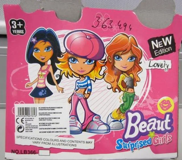 Bambole di plastica «1) Beaut surprised girls 2) Belle top style» — foto 2 dell'alert A12/0566/14