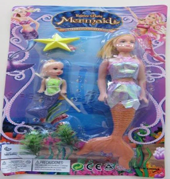 Bambola di plastica «1) Beauty In Marine Trip, 2) Rejoice baby Mermaid, 3) Xinbeier» — foto 2 dell'alert A12/0636/15