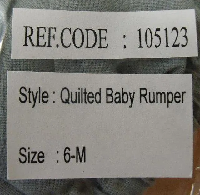 Camicetta per bambini, tuta e vestito da bambino «1. Blouse style: Pocket Baby Kurta; 2. Romper style: Quilted Baby Rumper; 3. Dress style…» — foto 6 dell'alert A12/0055/14
