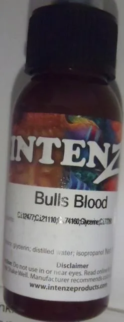 Inchiostro del tatuaggio «1. Bulls Blood; 2. Moss; 3. Black Cherry» — foto 2 dell'alert A12/1113/14