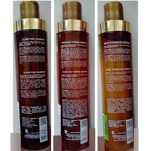 Set per la cura dei capelli «1 Clarifying Shampoo, 2 Brazilian Thermo Keratin, 3 Mask Hydration Keratin» — foto 2 dell'alert SR/02520/25