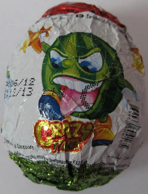 Uova di cioccolato con un giocattolo «1. Crazy Fruit  2. Formula» — foto 2 dell'alert A12/1206/13