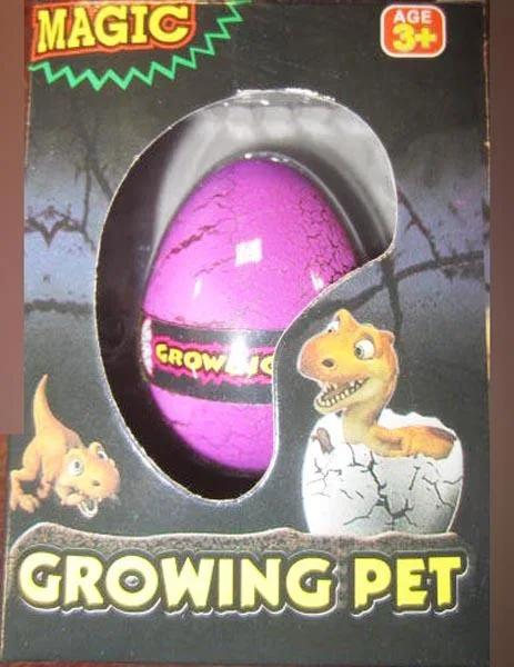 Giocattoli espandibili «1) DINOSAUR EGG - Growing Pet; 2) GROWING PET; 3) DINOSAUR EGG - Growing Pet» — foto 2 dell'alert A12/0641/16