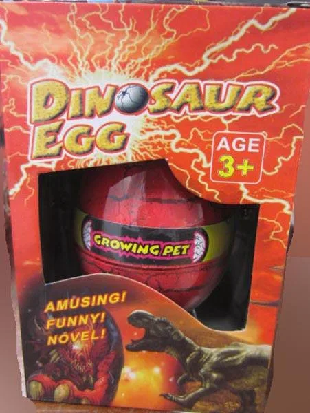 Giocattoli espandibili «1) DINOSAUR EGG - Growing Pet; 2) GROWING PET; 3) DINOSAUR EGG - Growing Pet» — foto 4 dell'alert A12/0641/16