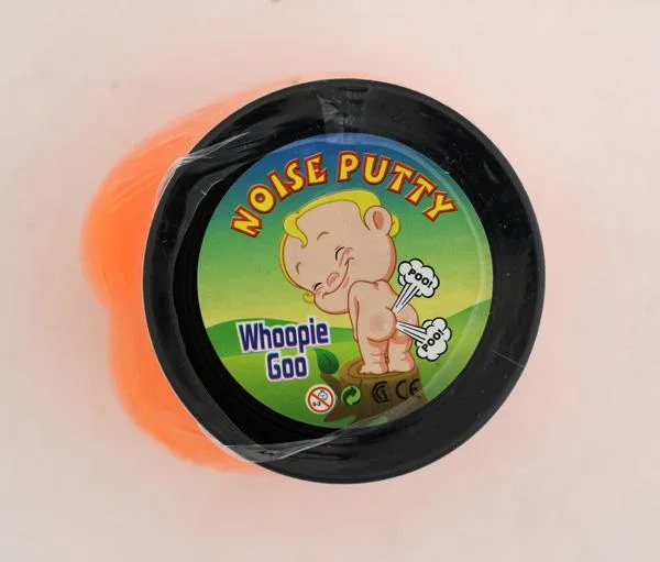 Melma del giocattolo «1) Egg slime, 2) Noise putty - Whoopie goo» (Unknown)