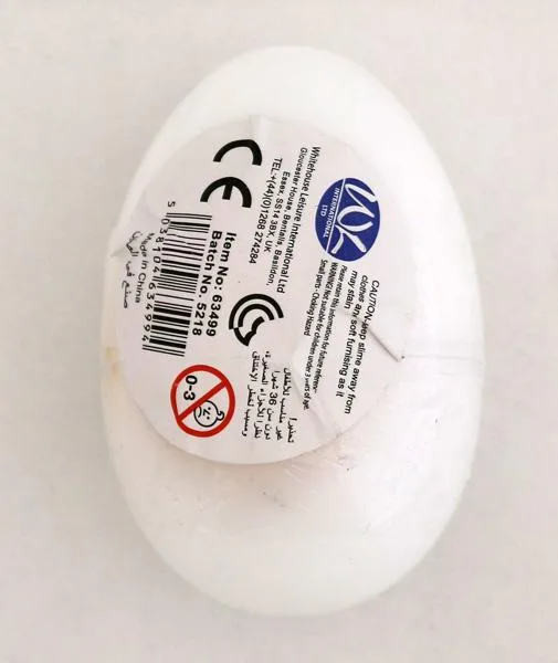 Melma del giocattolo «1) Egg slime, 2) Noise putty - Whoopie goo» — foto 2 dell'alert A12/0943/19