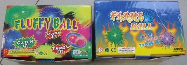 Palle soffici elettriche «1. Fluffy Ball  2. Flame ball» (Llinares)