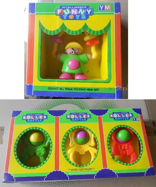 Sonaglio «1. Intelligence Funny Toys; 2. Intelligence Roller Rattle» (YM)