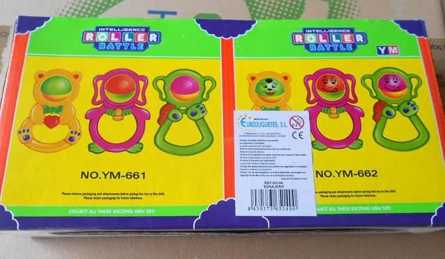Sonaglio «1. Intelligence Funny Toys; 2. Intelligence Roller Rattle» — foto 2 dell'alert A12/0669/14