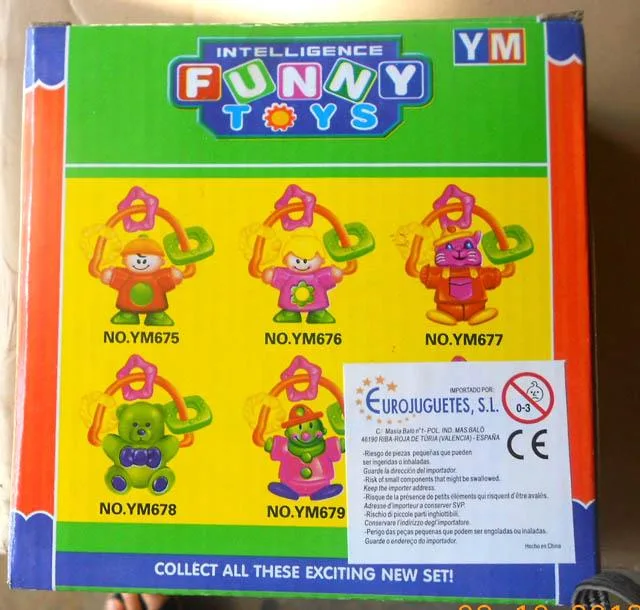 Sonaglio «1. Intelligence Funny Toys; 2. Intelligence Roller Rattle» — foto 3 dell'alert A12/0669/14