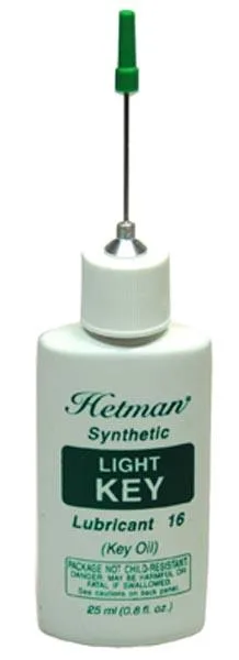 Olio valvolare per strumenti musicali «1) Medium Rotor; 2) Rotor;  3) Light Bearing &amp; Linkage;  4) Light key» (Hetman)