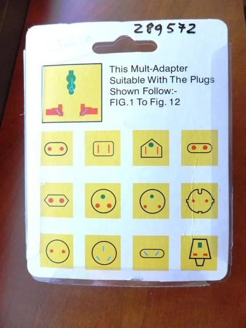 Adattatore «1. Multi adaptor            2. Unknown» — foto 5 dell'alert A12/1252/12