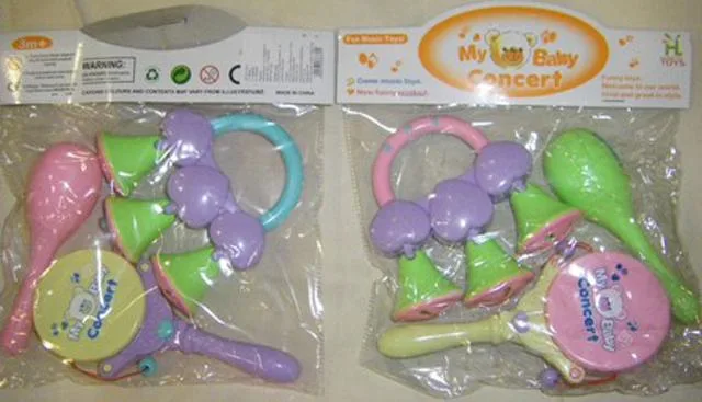 Set di sonaglio «1. My baby concert; 2. Baby shakes bell; 3. Beautyful» — foto 3 dell'alert A12/1146/12
