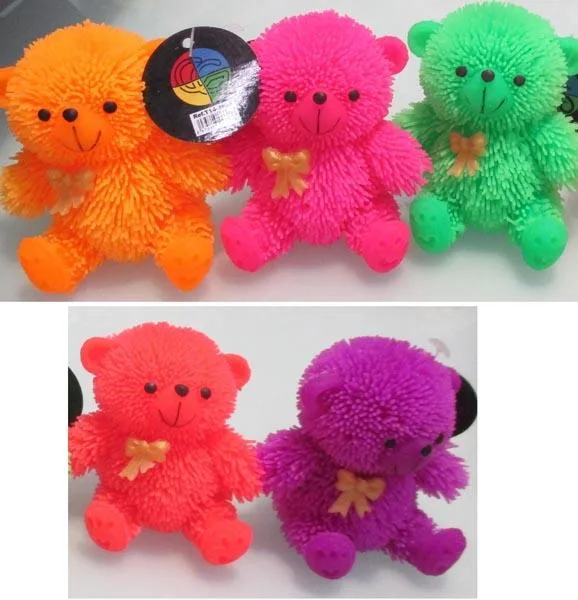 Giocattolo della palla del puffer «1) My Lovely Zoo, 2) My Lovely Farm, 3) Rainbow Caterpillar» (Creaciones Gavi)