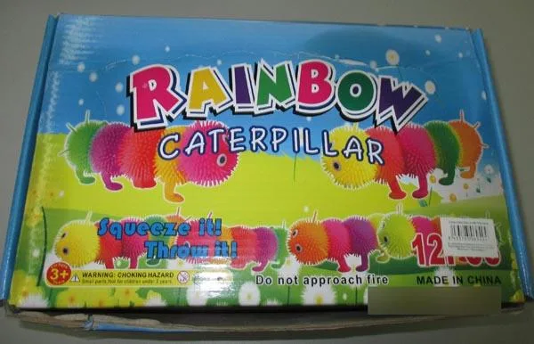 Giocattolo della palla del puffer «1) My Lovely Zoo, 2) My Lovely Farm, 3) Rainbow Caterpillar» — foto 3 dell'alert A12/0695/16