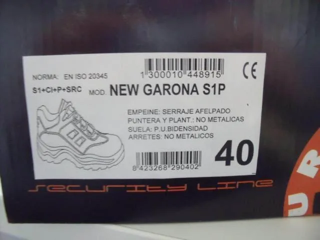 Scarpe di sicurezza «1/ New Arno; 2/ New Garona» — foto 2 dell'alert A12/0654/14