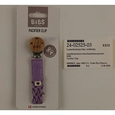 Portasucchietto «1) Pacifier Clip, 2) Pacifier Clip (Bibs x Liberty)» (Bibs)