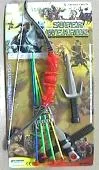 1) Play set Bow Arrows; 2) Gran Jefe Indio Super Weapon; 3) Shoot Set Super Arrow "Vidal"; 4) Unknown; 5) Bow with three arrows; 6) Archery set Sharpshooter; 7) King and Knight "Vidal". — foto 6 dell'alert 0588/05