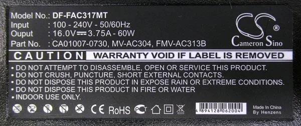 Alimentatore per computer «1) Power adapter 2) Replacement AC Adapter» — foto 2 dell'alert A12/1308/17