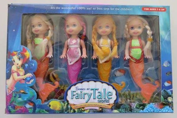 Bambole di plastica «1) "Seabed of Fairy Tale World", 2) "Happy Devil Girl" 3) "Belle baby Doctor"» (Samefa)