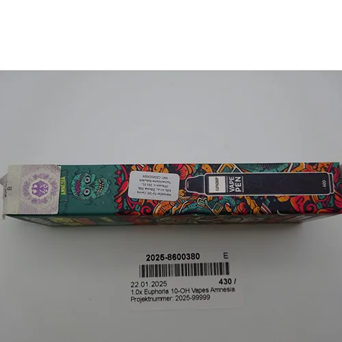 Prodotti a base di erbe per fumare «10-OH Vapes Amnesia» — foto 2 dell'alert SR/04036/25