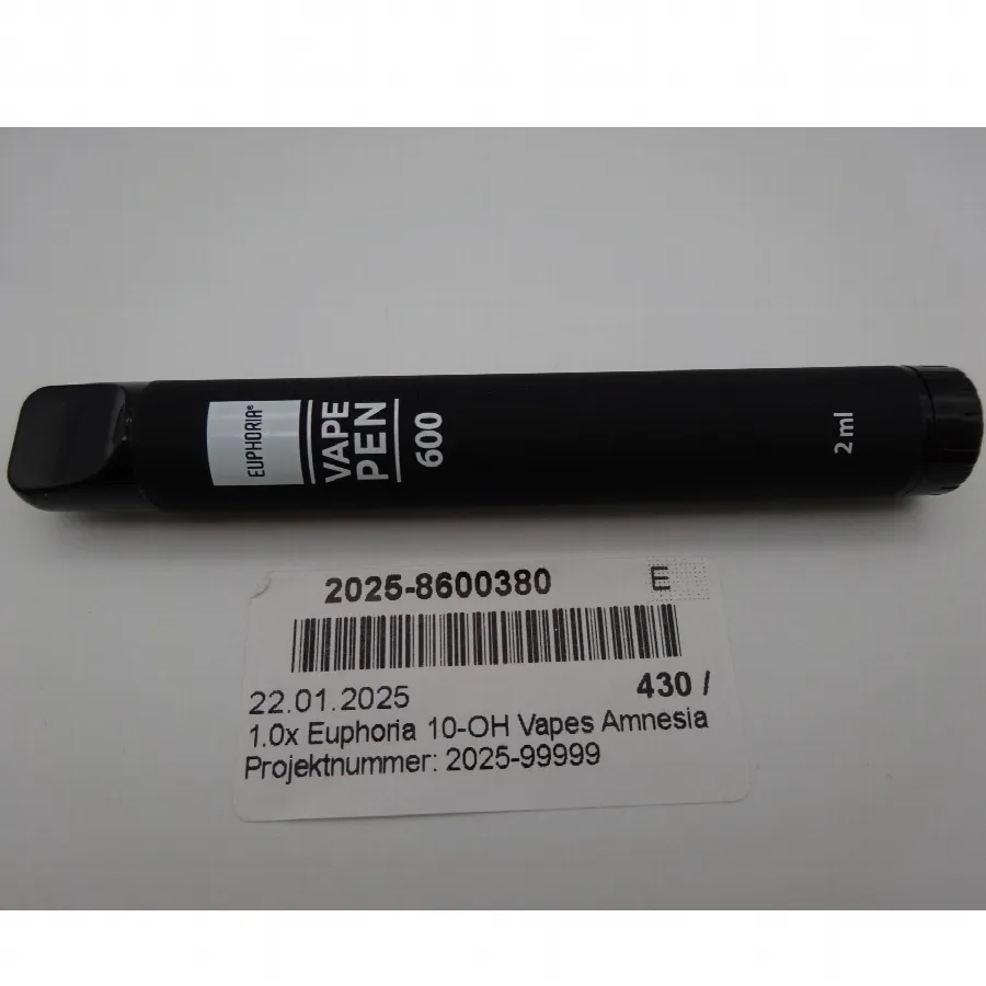 Prodotti a base di erbe per fumare «10-OH Vapes Amnesia» — foto 5 dell'alert SR/04036/25