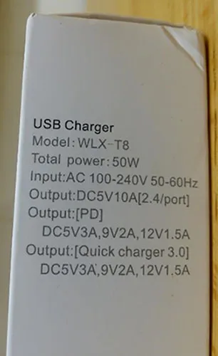 Caricabatterie USB «10 port USB 50W intelligent charger / USB charger» — foto 3 dell'alert A12/01714/21