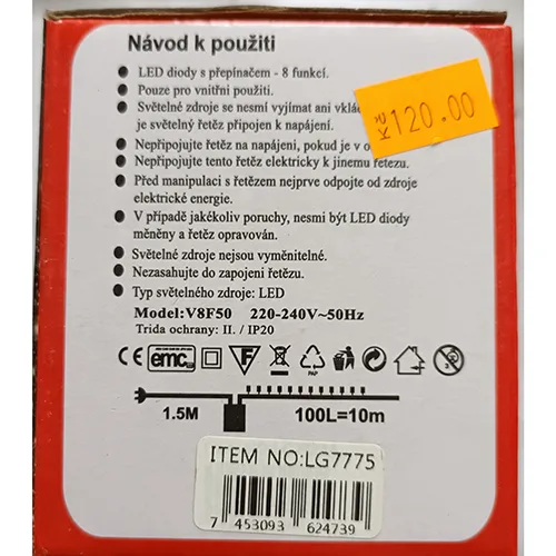 Catena di illuminazione «100 LED=10m+1.5m» — foto 3 dell'alert A12/01950/24
