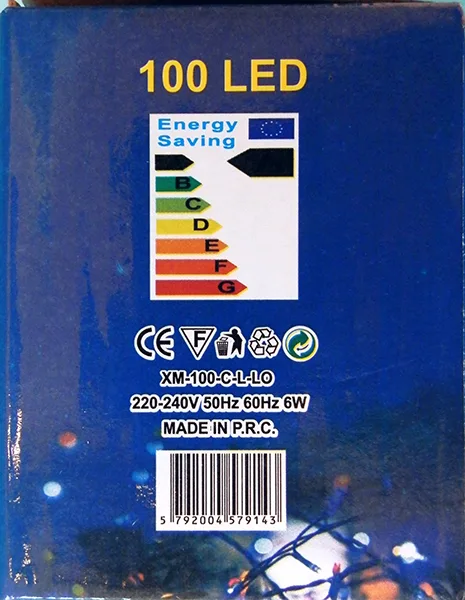 Catena di illuminazione «100 LED Christmas lights» — foto 4 dell'alert A12/00157/22
