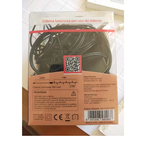 Catena di illuminazione «100 Led» — foto 4 dell'alert SR/00828/25