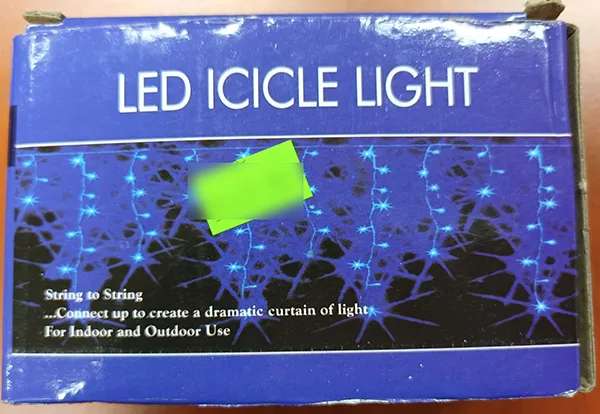 Catena di illuminazione «100 LED ICICLE LIGHT» — foto 1 dell'alert A12/01279/23