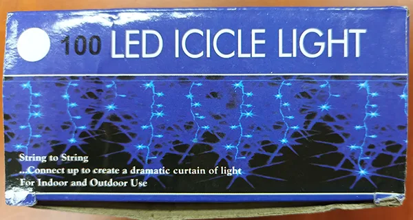 Catena di illuminazione «100 LED ICICLE LIGHT» — foto 4 dell'alert A12/01279/23