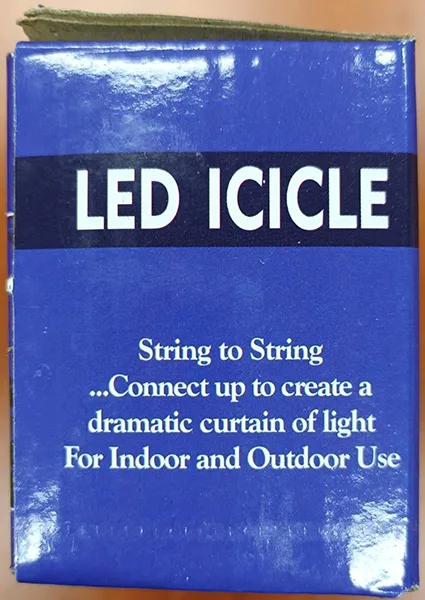 Catena di illuminazione «100 LED ICICLE LIGHT» — foto 5 dell'alert A12/01279/23
