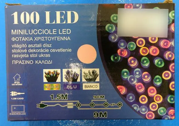 Catena di illuminazione «100 LED MINILUCCIOLE LED» — foto 3 dell'alert A12/0876/19