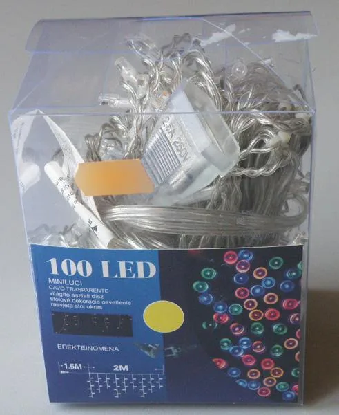 Catena di illuminazione «100 LED MINILUCI» — foto 1 dell'alert A12/0475/19