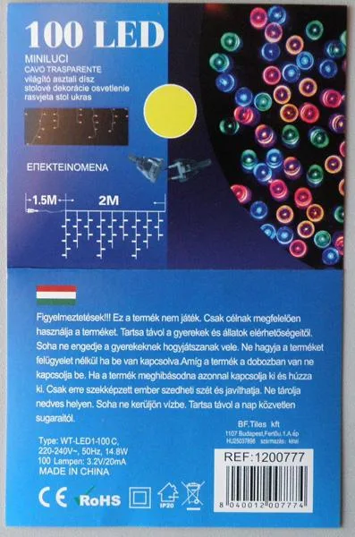 Catena di illuminazione «100 LED MINILUCI» — foto 4 dell'alert A12/0475/19