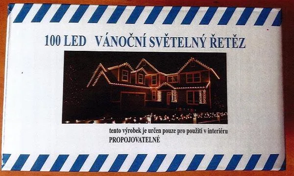 Catena di illuminazione «100 LED VÁNOČNÍ SVĚTELNÝ ŘETĚZ» (L&amp;S)
