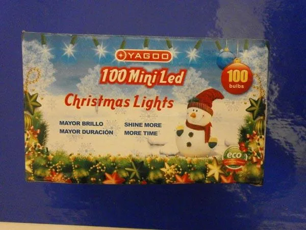 Catena di illuminazione «100 Mini Led Christmas Lights» — foto 3 dell'alert A12/0620/15
