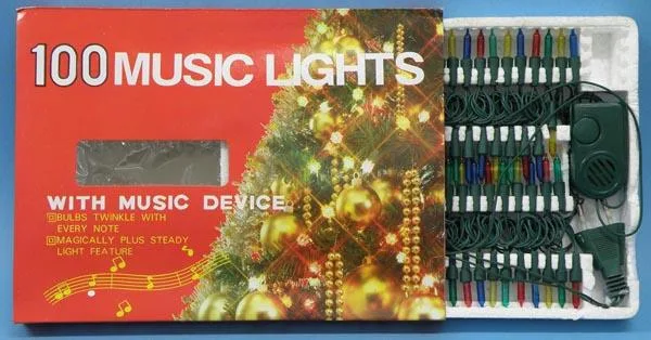 Catena di illuminazione «100 MUSIC LIGHTS WITH MUSIC DEVICE» — foto 1 dell'alert A12/1708/16
