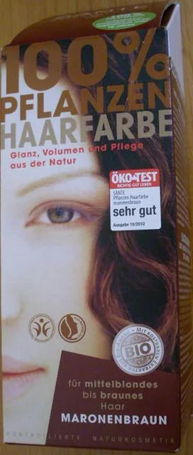 Tintura per capelli «100 % Pflanzen Haarfarbe» (Sante)