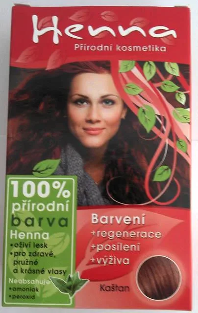 Tintura per capelli «100% Prírodní barva Henna» (Henna)