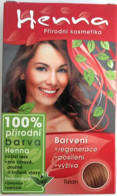 Tintura per capelli «100% Prírodní barva Henna» (Henna)
