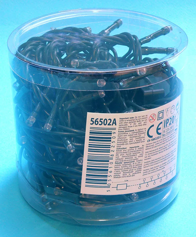 Catena di illuminazione «100pcs Multicolor LED Light / FAMILY CHRISTMAS» — foto 2 dell'alert A12/00906/20