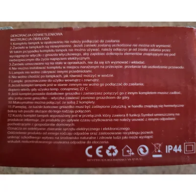 Catena di illuminazione «100zarowek» — foto 3 dell'alert A12/00758/24